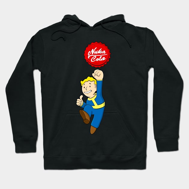 Jumping Man Hoodie by Stupiditee